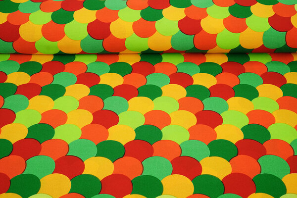 Oeko-Tex® Bi-Stretch Bedrukt Carnaval Confetti Oeko-Tex® Bi-Stretch Bedrukt Carnaval Confetti