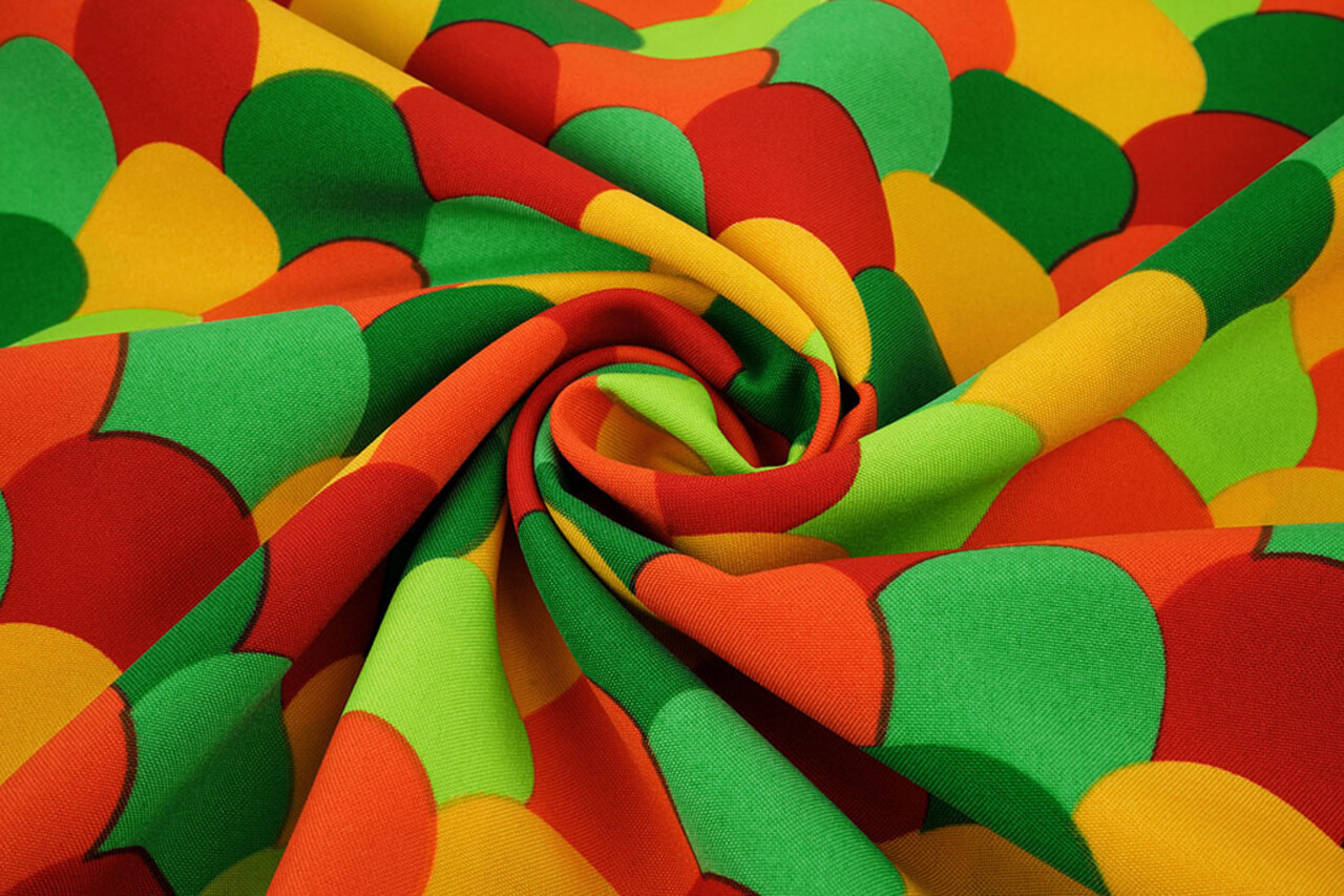 Oeko-Tex® Bi-Stretch Bedrukt Carnaval Confetti Oeko-Tex® Bi-Stretch Bedrukt Carnaval Confetti