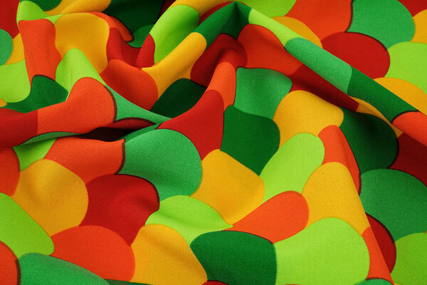 Oeko-Tex® Bi-Stretch Bedrukt Carnaval Confetti Oeko-Tex® Bi-Stretch Bedrukt Carnaval Confetti