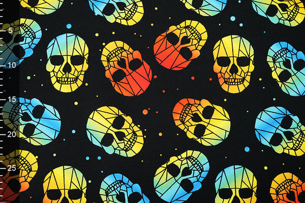 Oeko-Tex®  Bi-Stretch Printed Skull