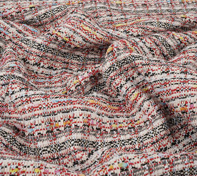Bouclé Fantasy Melango Red Bouclé Fantasy Melango Red