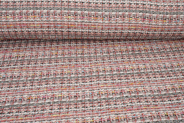 Bouclé Fantasy Melango Rood Bouclé Fantasy Melango Rood