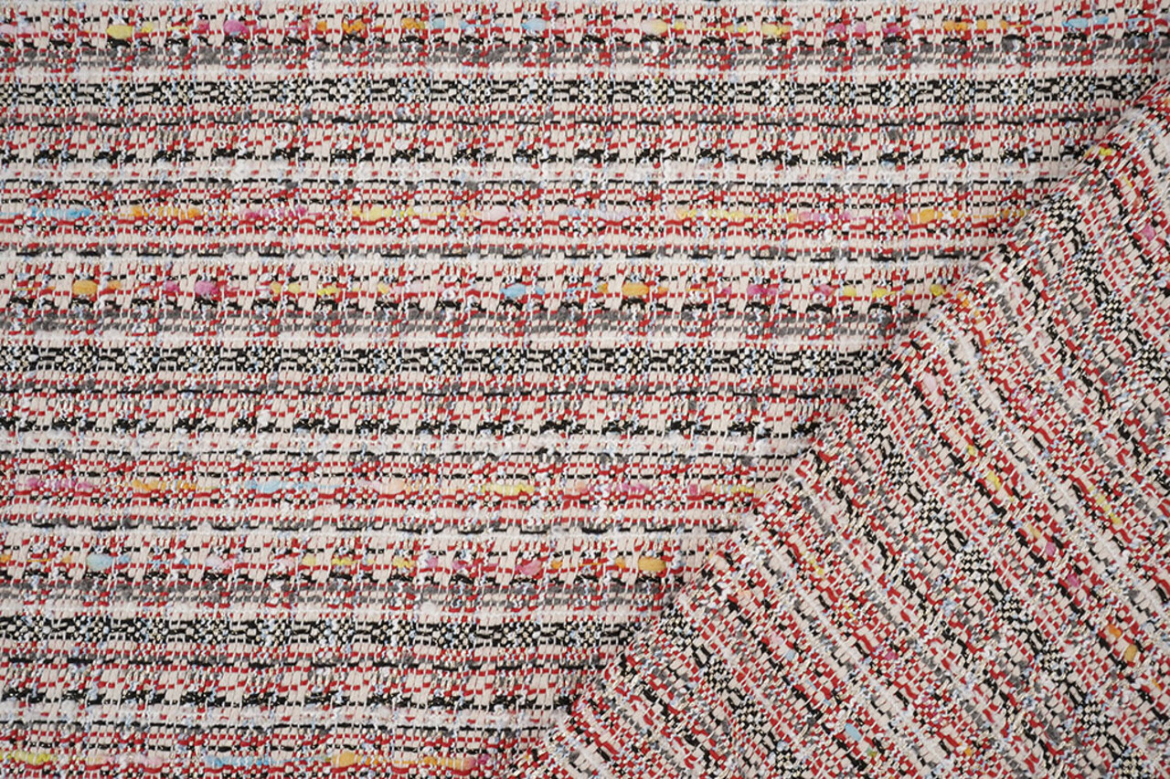 Bouclé Fantasy Melango Red Bouclé Fantasy Melango Red