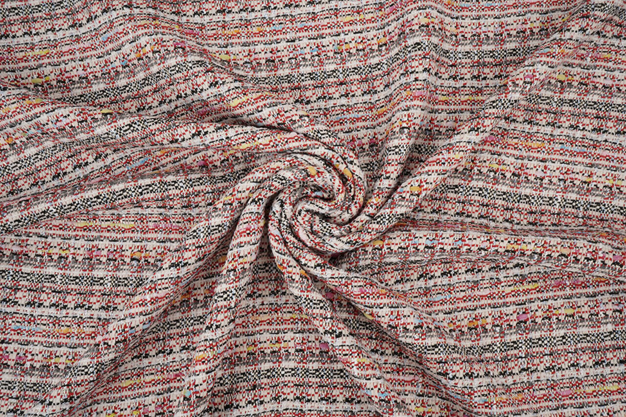 Bouclé Fantasy Melango Red Bouclé Fantasy Melango Red