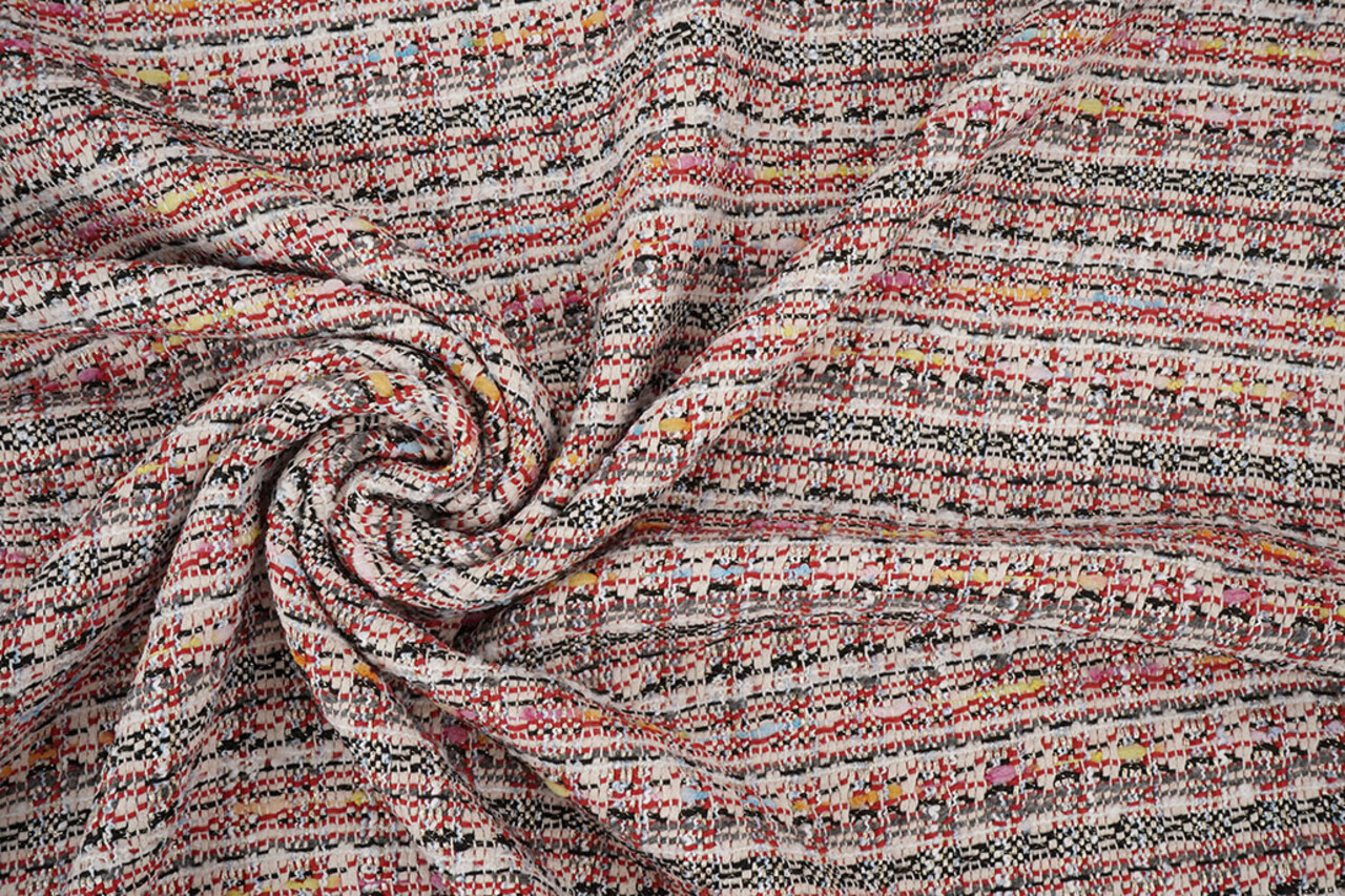 Bouclé Fantasy Melango Red Bouclé Fantasy Melango Red