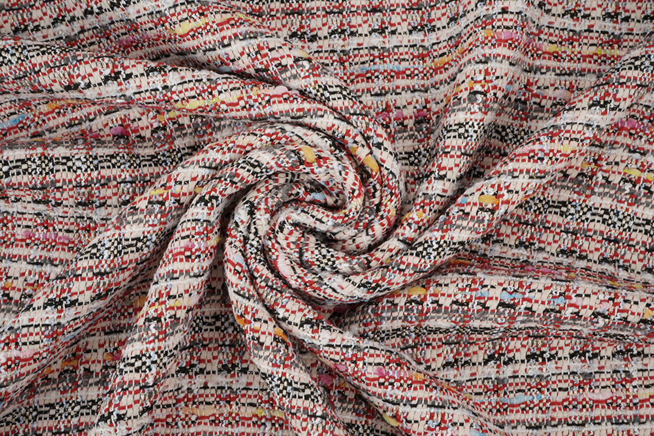 Bouclé Fantasy Melango Red Bouclé Fantasy Melango Red
