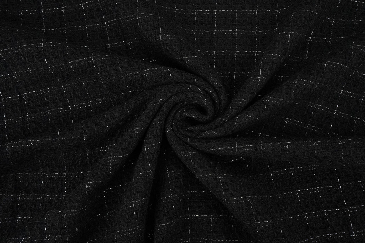 Bouclé Checkered Noirello