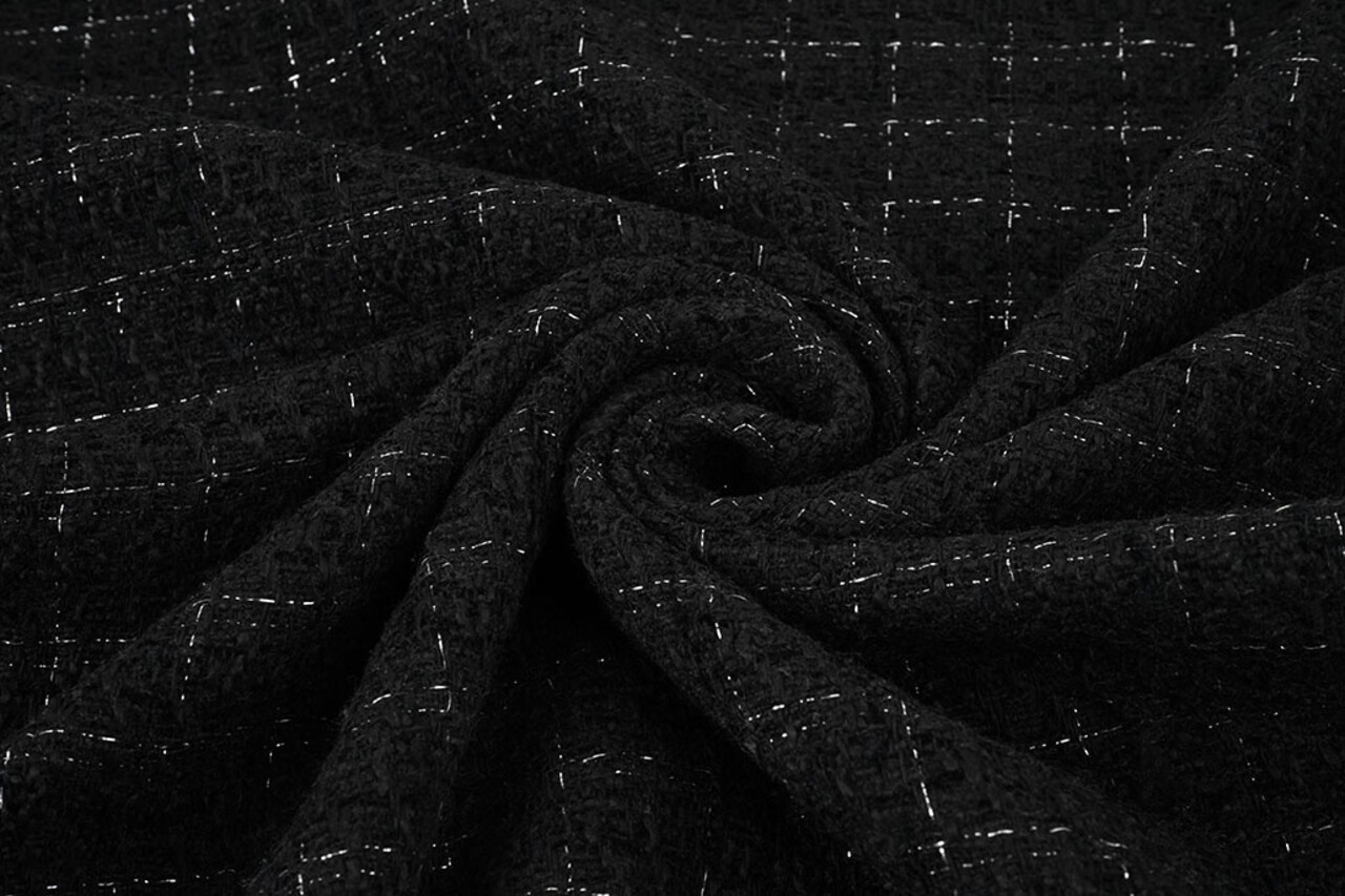 Bouclé Checkered Noirello