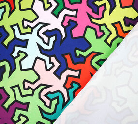 Oeko-Tex® Bi-Stretch Bedrukt Barcelona Salamanders Oeko-Tex® Bi-Stretch Bedrukt Barcelona Salamanders