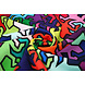 Oeko-Tex®  Bi-Stretch Bedrukt Barcelona Salamanders