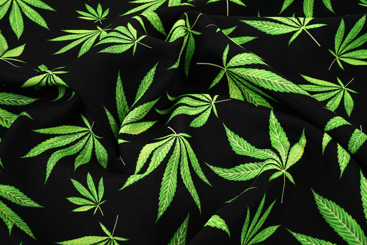Oeko-Tex® Bi-Stretch Printed Green Haze Oeko-Tex® Bi-Stretch Printed Green Haze