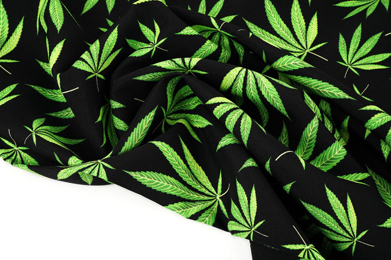 Oeko-Tex® Bi-Stretch Printed Green Haze Oeko-Tex® Bi-Stretch Printed Green Haze