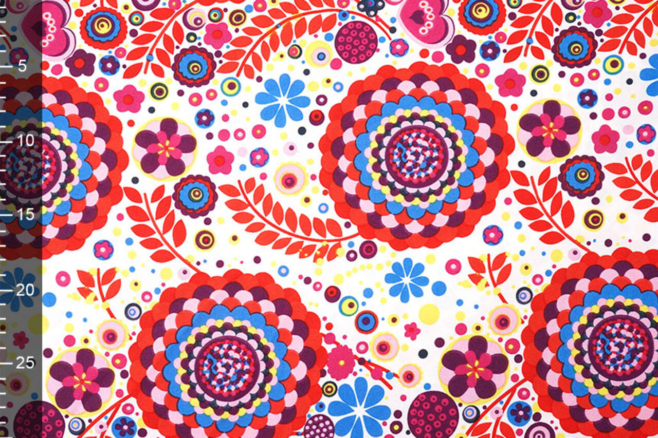 Oeko-Tex® Bi-Stretch Printed Boho Bloom Oeko-Tex® Bi-Stretch Printed Boho Bloom