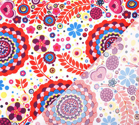 Oeko-Tex®  Bi-Stretch Printed Boho Bloom