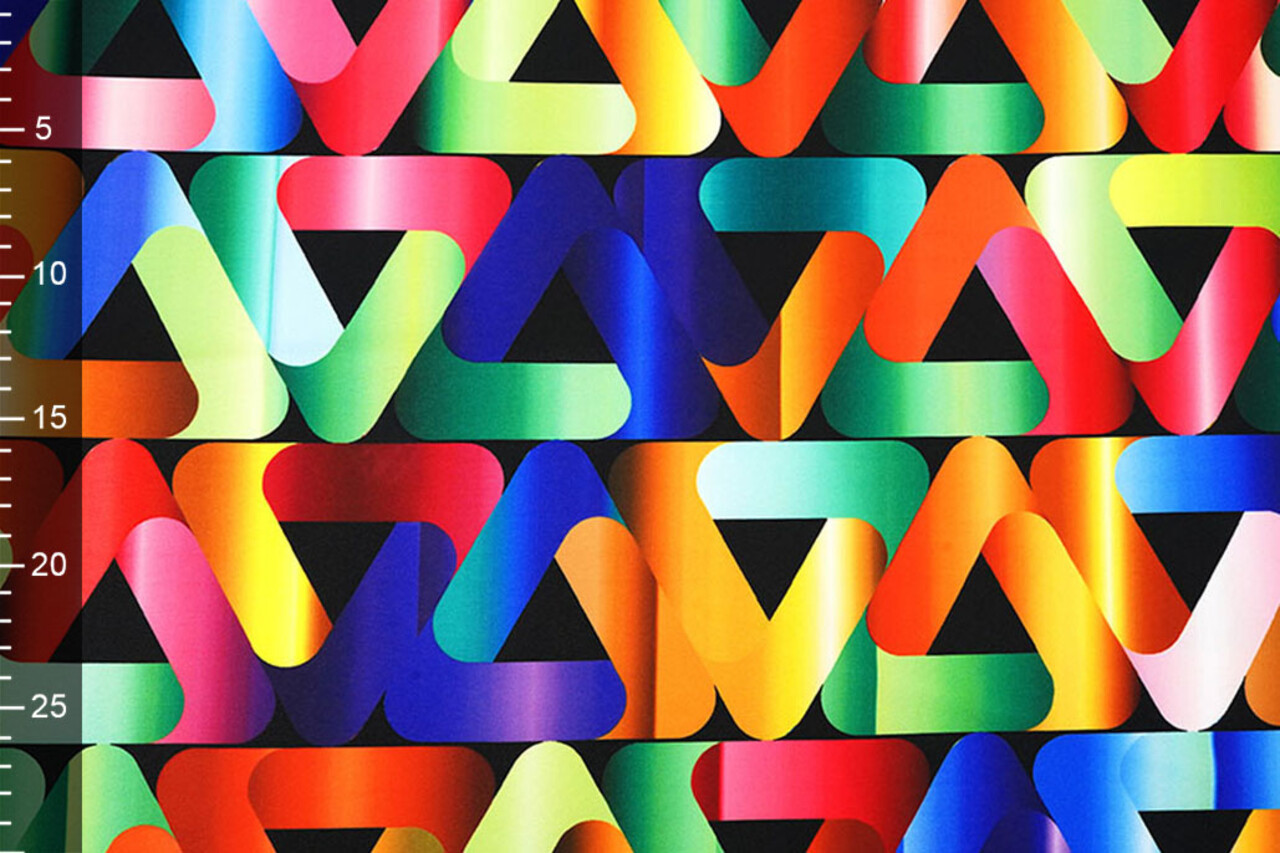 Oeko-Tex®  Bi-Stretch Printed Triangle