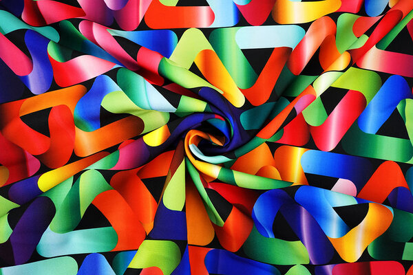 Oeko-Tex®  Bi-Stretch Printed Triangle