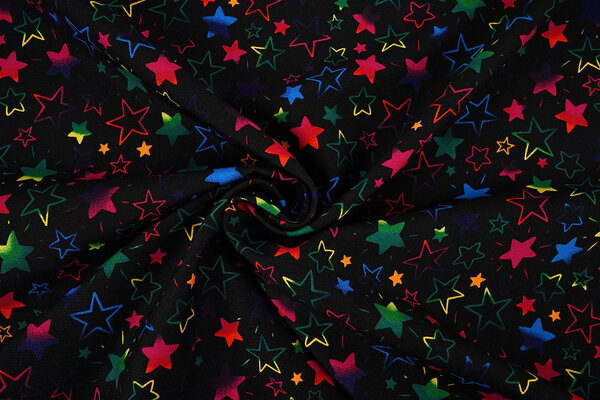 Oeko-Tex®  Bi-Stretch Printed Magical Stars