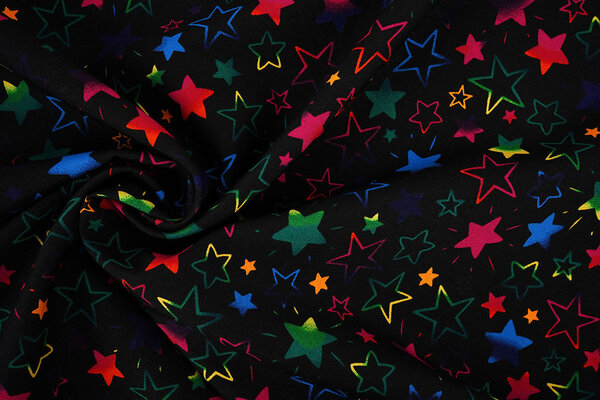 Oeko-Tex®  Bi-Stretch Printed Magical Stars