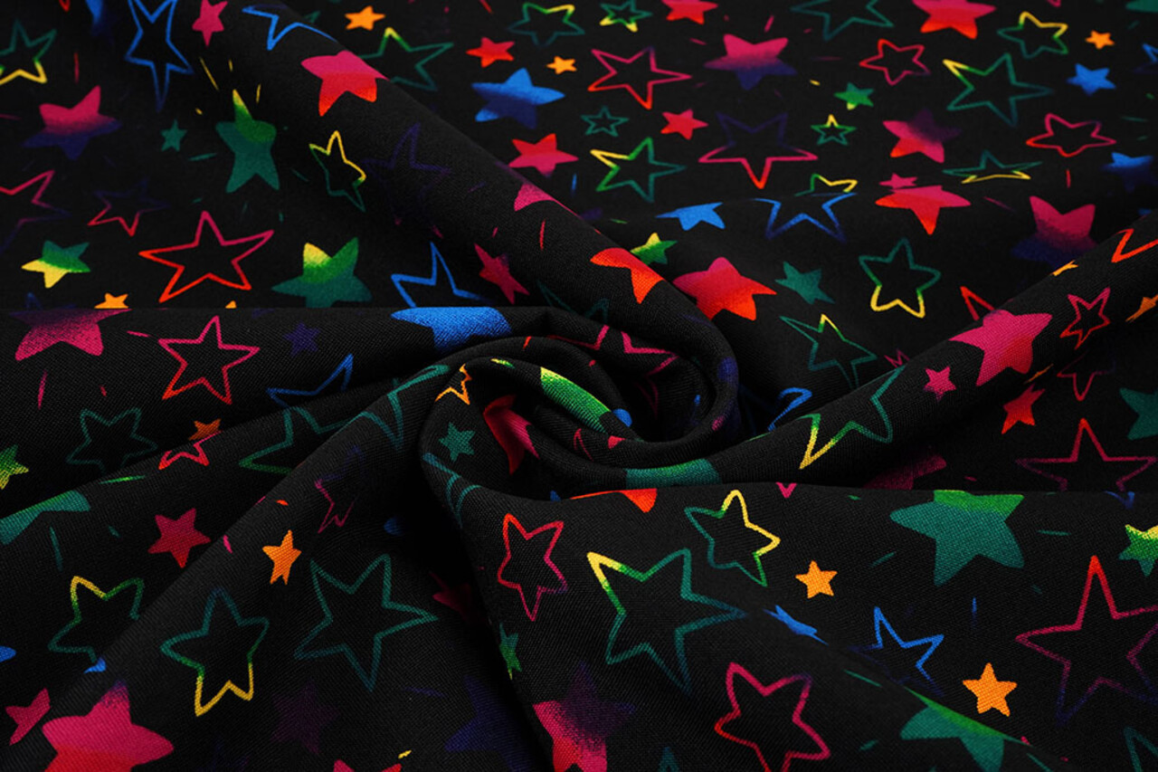 Oeko-Tex®  Bi-Stretch Printed Magical Stars