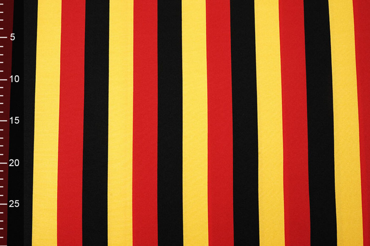 Oeko-Tex®  Bi-Stretch Printed Belgian/German Stripes