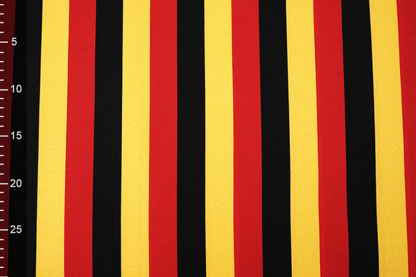 Oeko-Tex® Bi-Stretch Bedrukt Belgian/German Stripes Oeko-Tex® Bi-Stretch Bedrukt Belgian/German Stripes