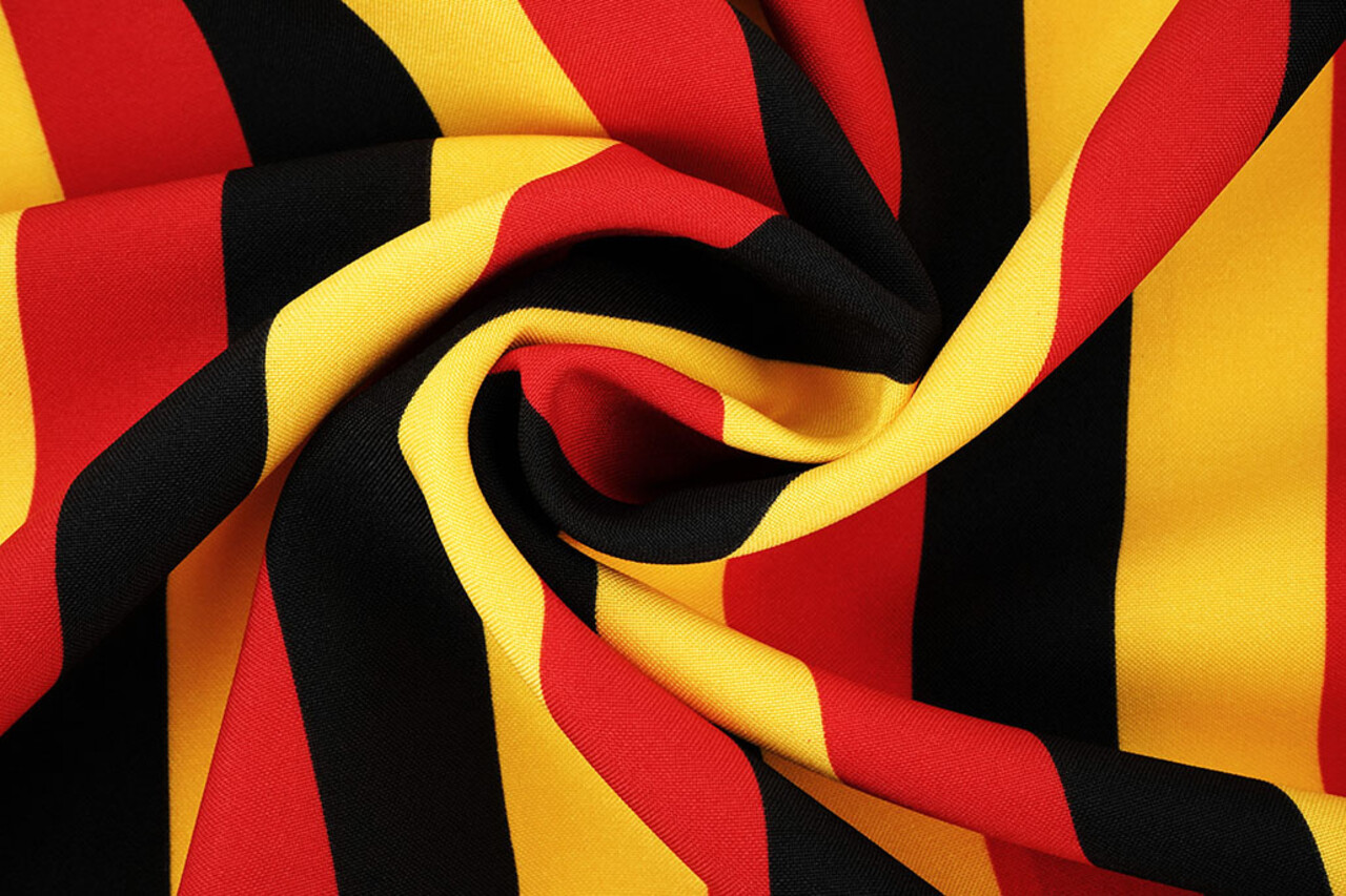 Oeko-Tex®  Bi-Stretch Printed Belgian/German Stripes
