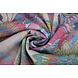 Lurex Dans Bedrukt Floral Shimmer Roze