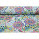 Lurex Dans Bedrukt Floral Shimmer Licht Blauw Lurex Dans Bedrukt Floral Shimmer Licht Blauw