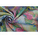 Lurex Tanz Bedruckt Floral Shimmer Hellblau Lurex Tanz Bedruckt Floral Shimmer Hellblau