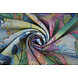Lurex Tanz Bedruckt Floral Shimmer Hellblau Lurex Tanz Bedruckt Floral Shimmer Hellblau