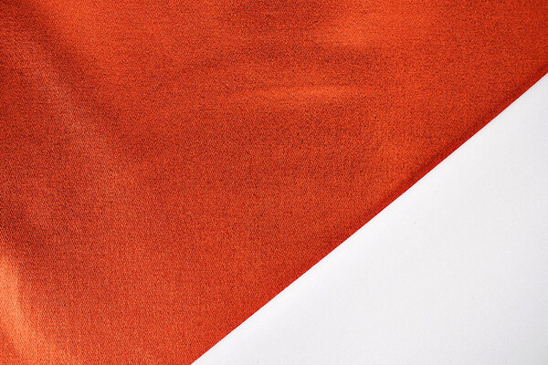 Metallic Stretch Katoen Oranje-Rood Metallic Stretch Katoen Oranje-Rood