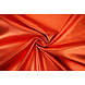 Metallic Stretch Baumwolle Orangerot