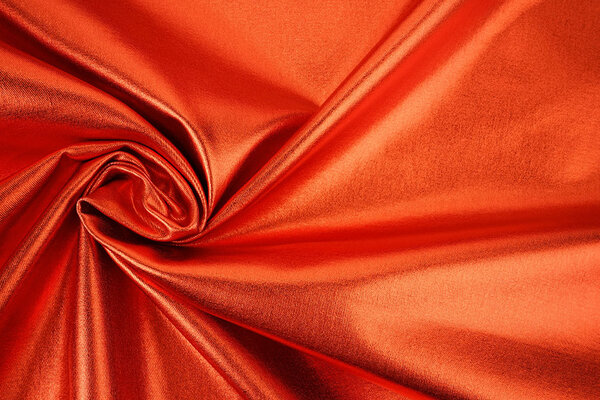 Metallic Stretch Katoen Oranje-Rood Metallic Stretch Katoen Oranje-Rood
