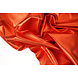 Metallic Stretch Cotton Orange-Red