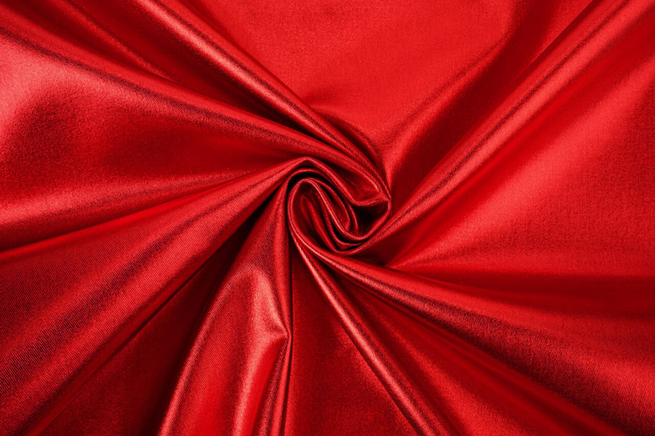 Heavy Lamé Red