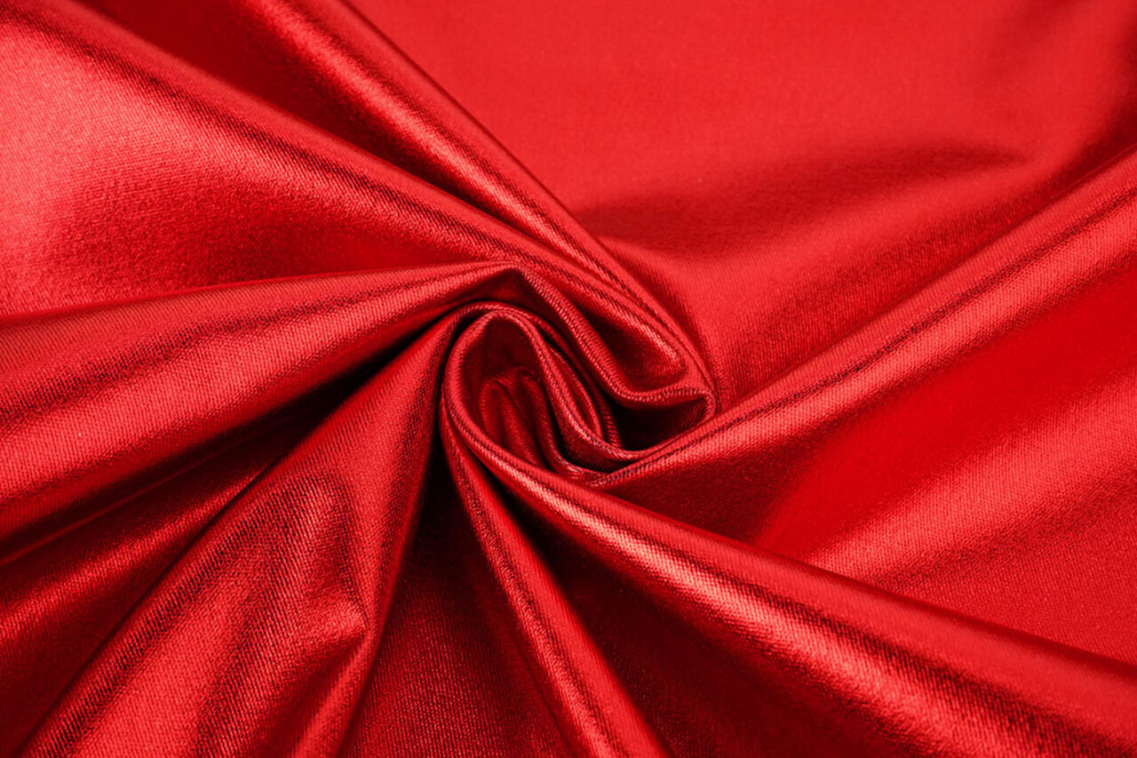 Heavy Lamé Red