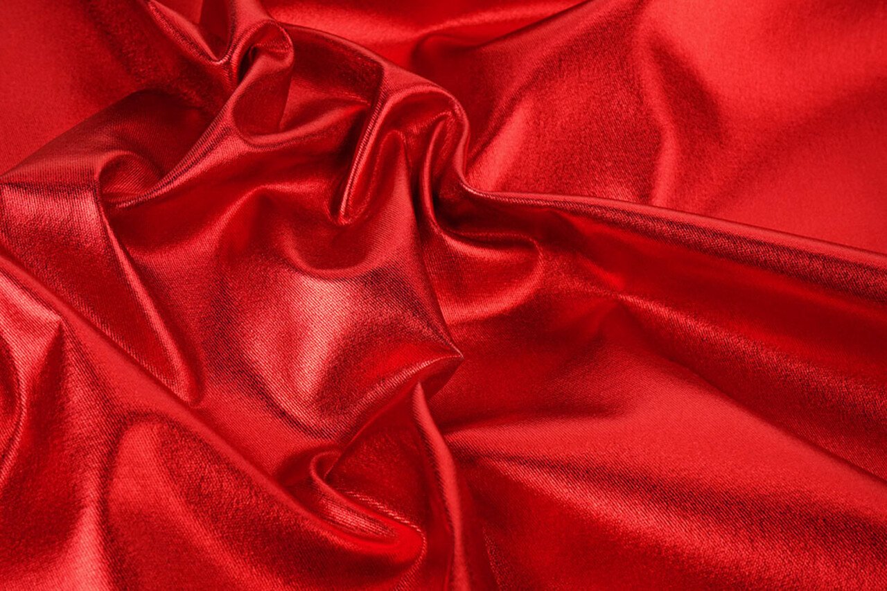 Heavy Lamé Red