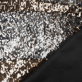 Reversible Sequin Fabric Rose Gold-Silver Reversible Sequin Fabric Rose Gold-Silver