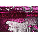 Reversibler Paillettenstoff Fuchsia-Silber Reversibler Paillettenstoff Fuchsia-Silber
