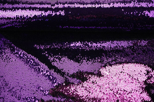 Reversible Sequin Fabric Lilac-Pink