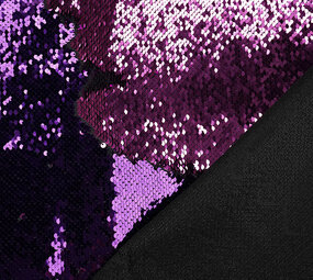 Reversible Sequin Fabric Lilac-Pink