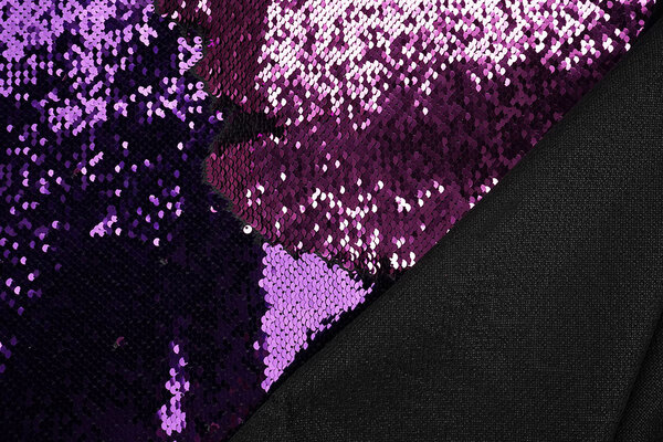 Reversible Sequin Fabric Lilac-Pink