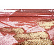 Omkeerbare Pailletten Stof Roze-Goud op Roze Satijn Omkeerbare Pailletten Stof Roze-Goud op Roze Satijn