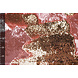 Reversibler Paillettenstoff Rosa-Gold auf Rosa Satin Reversibler Paillettenstoff Rosa-Gold auf Rosa Satin