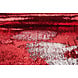 Reversible Sequin Fabric Red-Silver Reversible Sequin Fabric Red-Silver