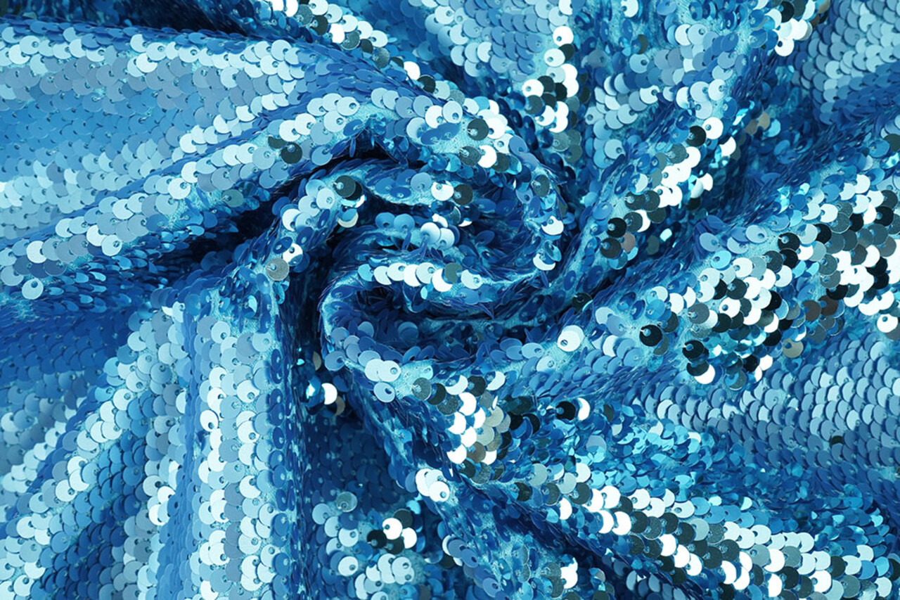 Reversible Sequin Fabric Red-Silver on Red Satin - Copy Reversible Sequin Fabric Red-Silver on Red Satin - Copy