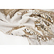 Reversible Sequin Fabric Matte White-Shiny Champagne on White Satin
