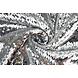 Reversible Sequin Fabric Silver -Silver on White Satin Reversible Sequin Fabric Silver -Silver on White Satin