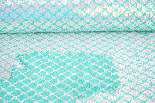 Reversible Sequin Fabric Mermaid Tail