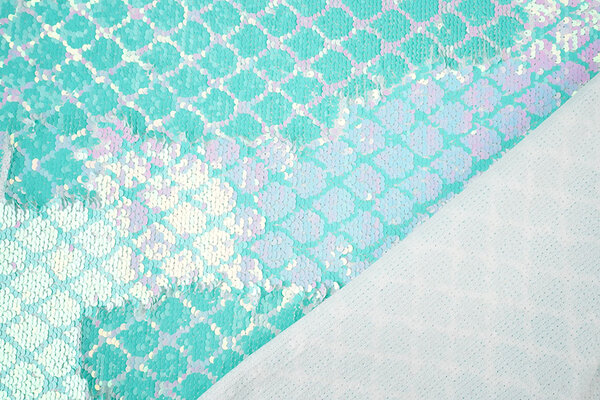 Reversible Sequin Fabric Mermaid Tail